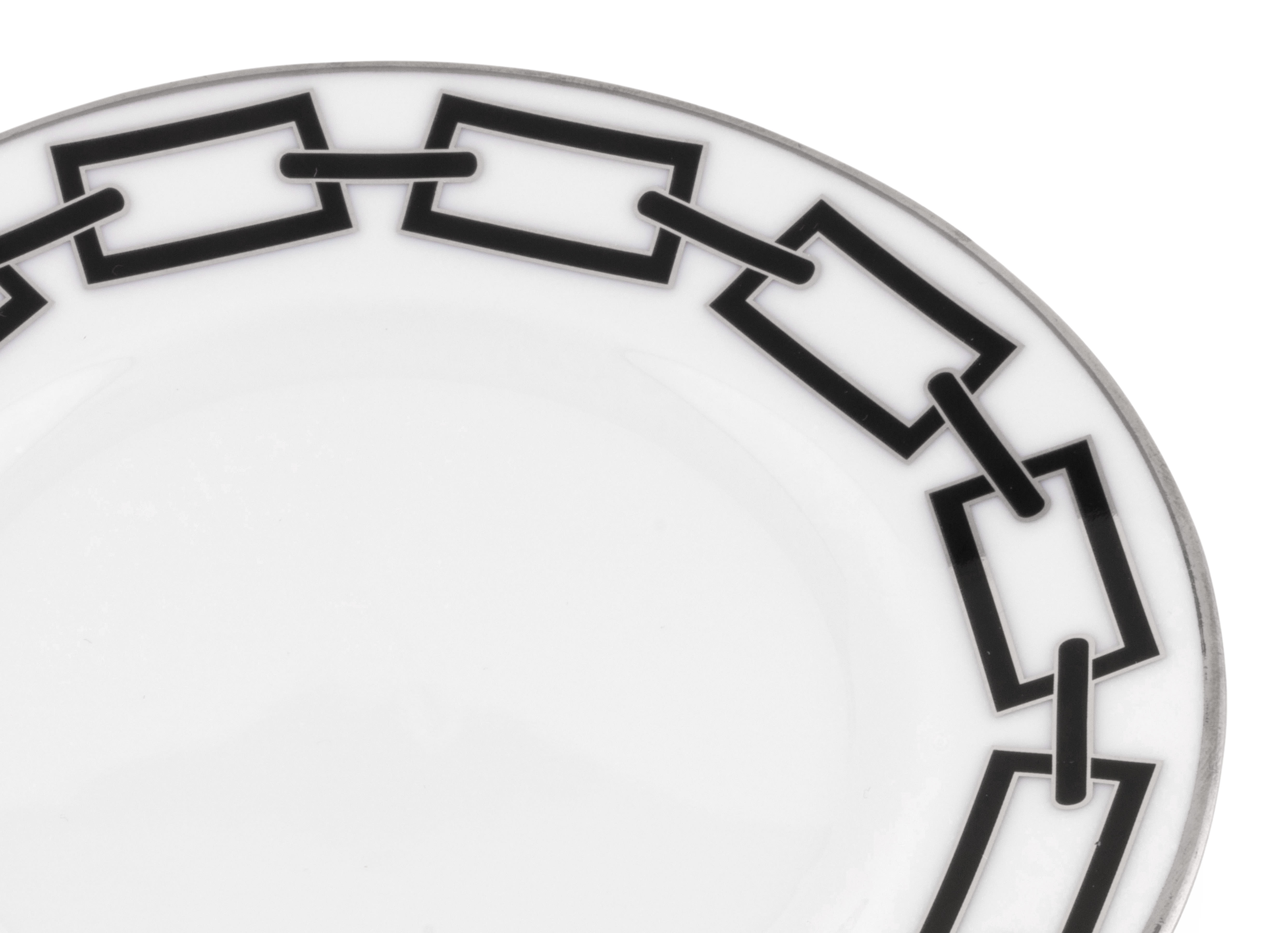 Black bread plate| Catene | GINORI 1735