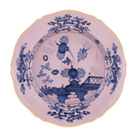 Iris-blue porcelain round platter | Ginori1735 | GINORI 1735