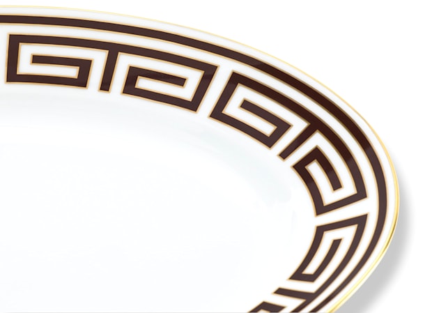 OVAL PLATTER EBANO Labirinto-4