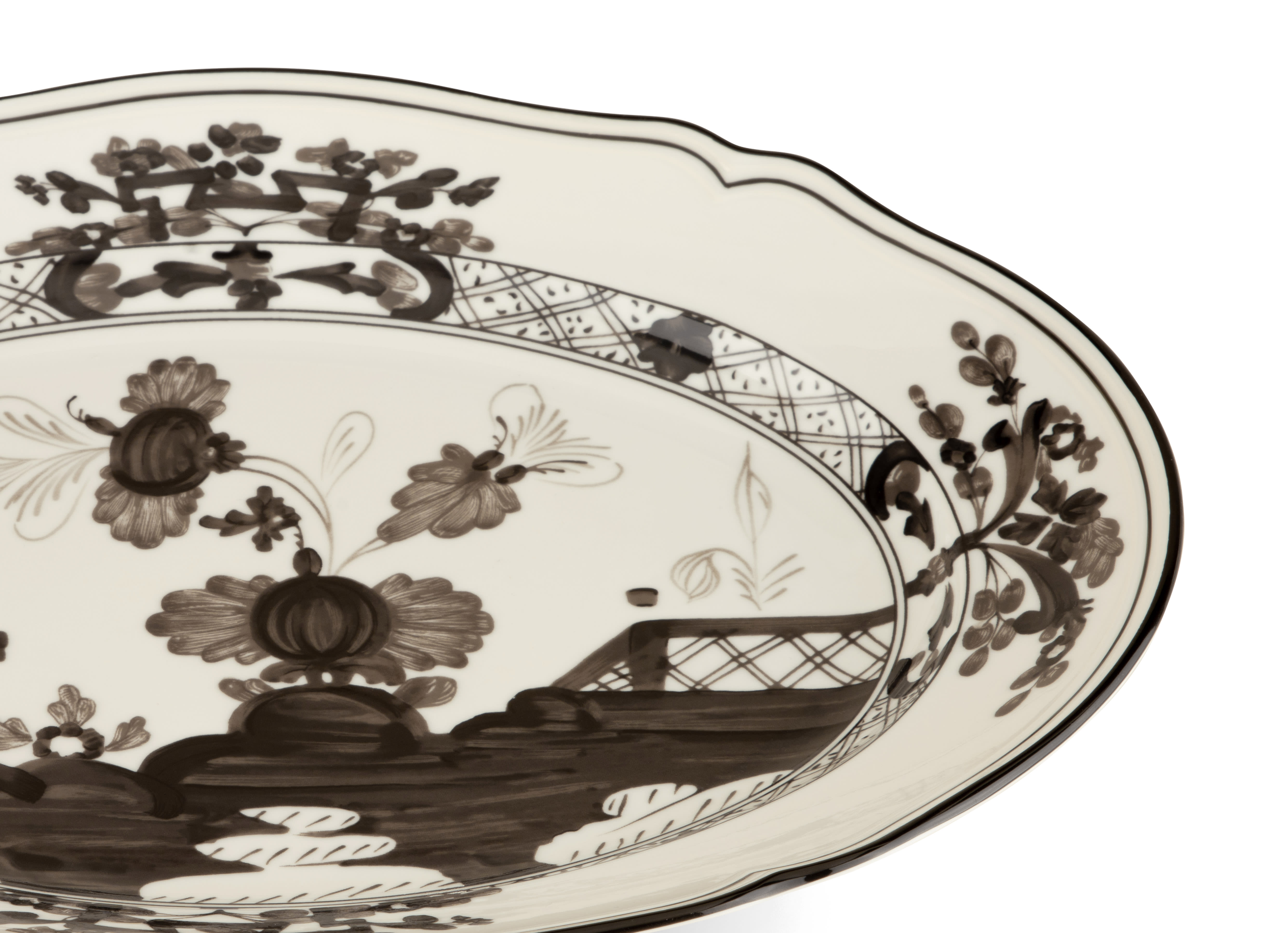 Albus-white porcelain oval platter | Ginori1735 | GINORI 1735