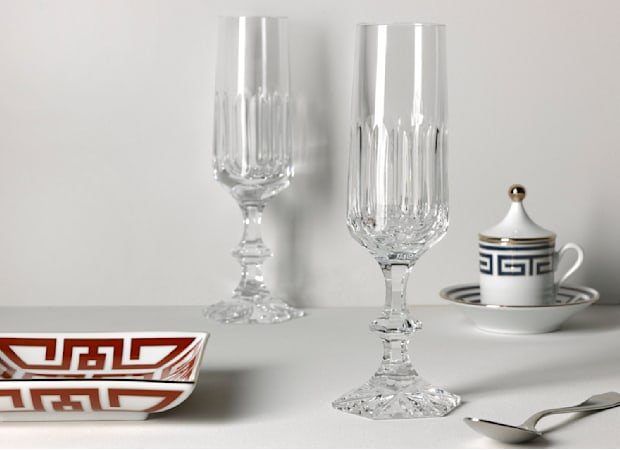 FLUTE GOBLETS CRYSTAL Granduca-4