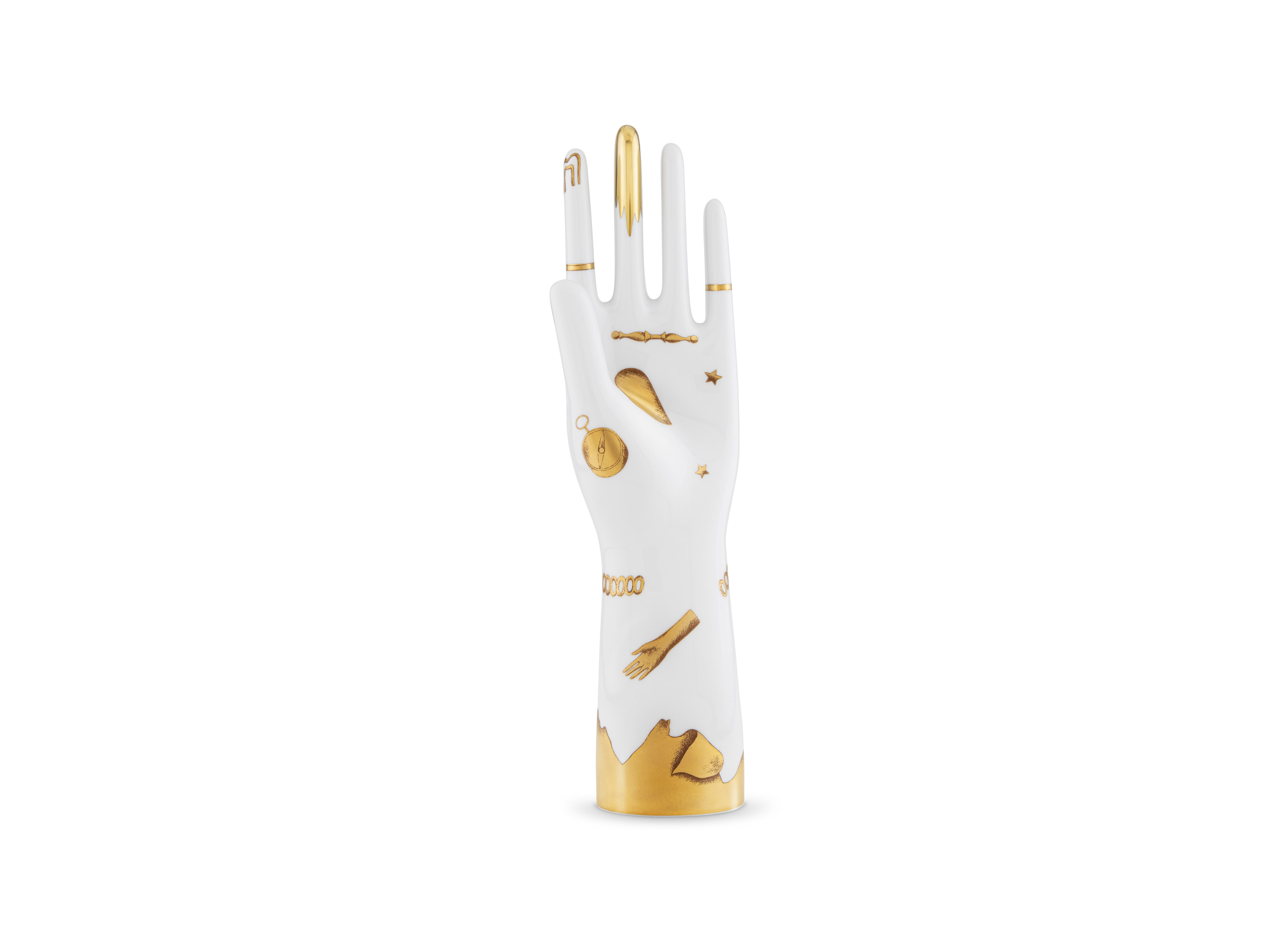 White Mano Trionfo Italiano - Gold | Gio Ponti | GINORI 1735