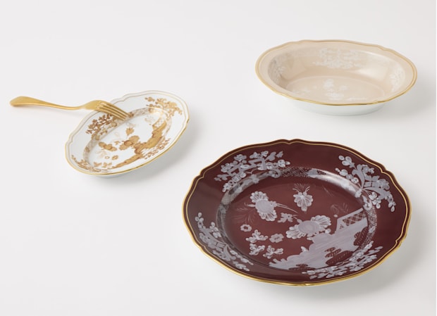 ROUND PLATTER CASTAGNA Oriente Italiano-5