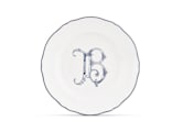 assiettes présentation blu cobalto - personnalisableCorona Monogram-1