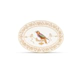 GRAND PLAT DE SERVICE OVALE PERROQUET NESTORVoliere-1