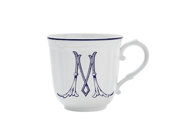 MUG LETTERA M BLU Corona Monogram Mugs-1