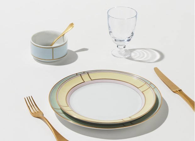 SMALL FLAT PLATE GIALLO Diva-6