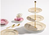 3-TIER SERVING STAND MERINGA Oriente Italiano-6