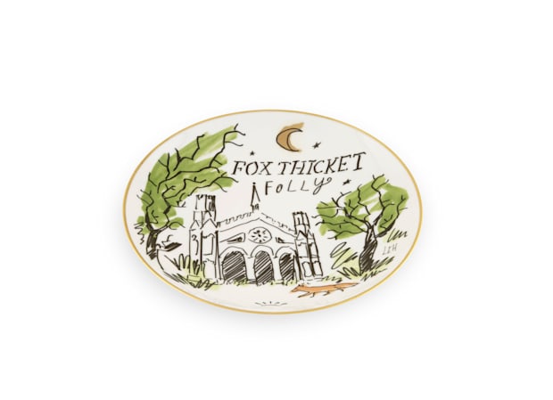 Fox Thicket Folly Decorative plate | GINORI 1735