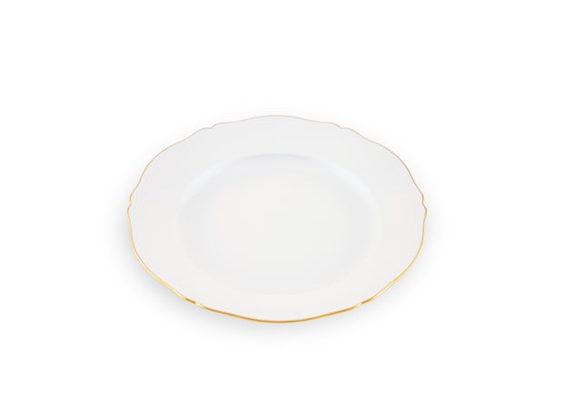 PLAT DE SERVICE ROND ORO Corona-2