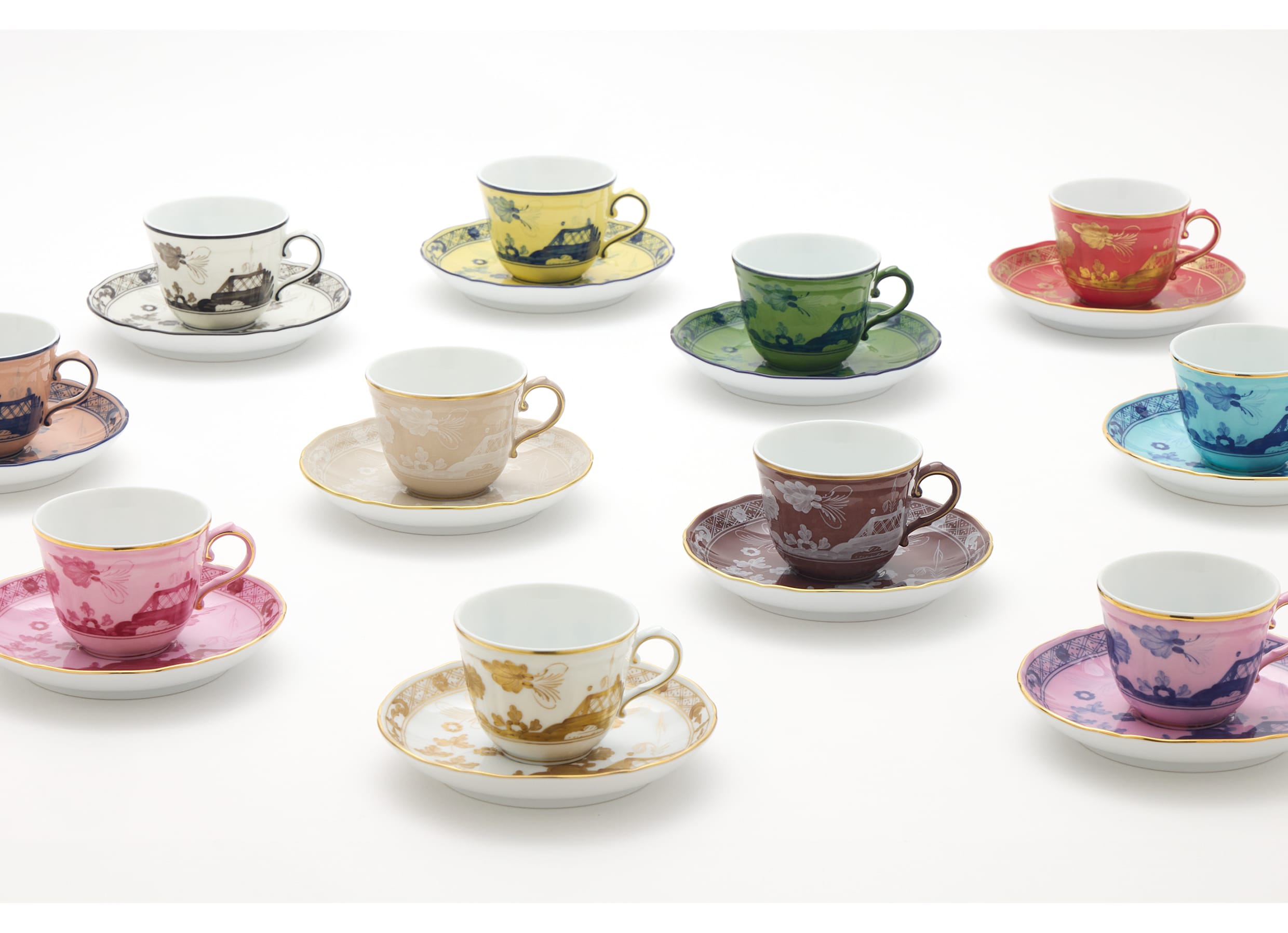 Espresso saucer brown Castagna | Oriente Italiano | GINORI 1735