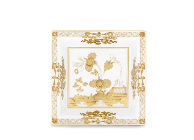 LARGE SQUARE CHANGE TRAY AURUM Oriente Italiano-1