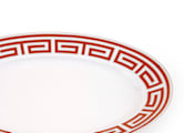 GRAND PLAT DE SERVICE OVALE SCARLATTO Labirinto-3