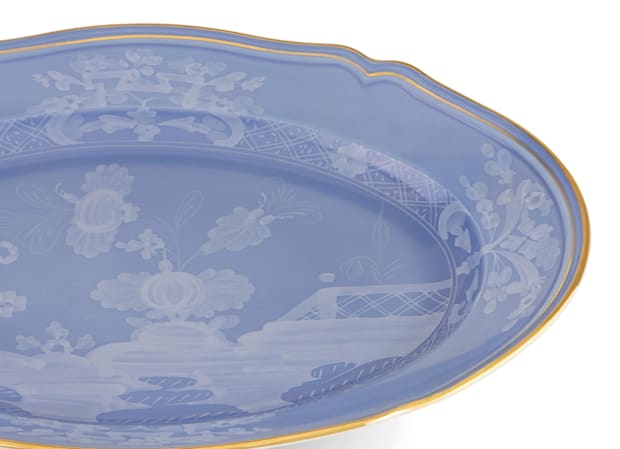 OVAL PLATTER PERVINCA Oriente Italiano-3