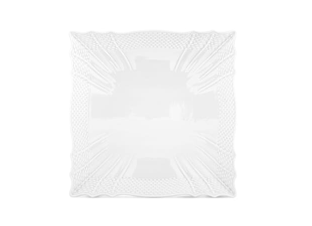 Square White Charger Plate | Vecchio Ginori | GINORI 1735