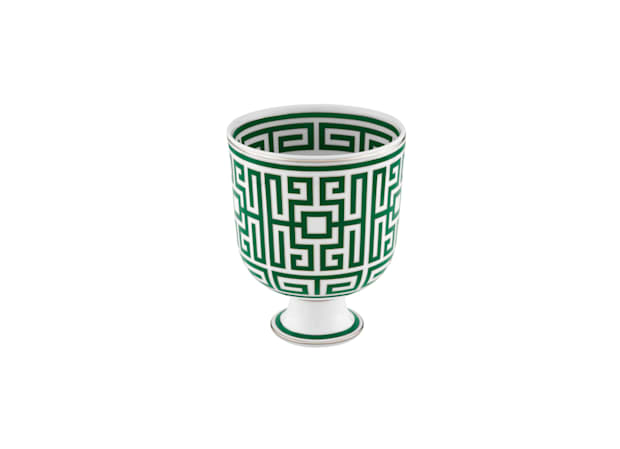 Emerald Green Cachepot Vase | Labirinto | GINORI 1735