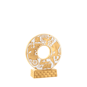 Arte di Gio Ponti DISCO FORATO ESORCISMO DECORATIVE OBJECT