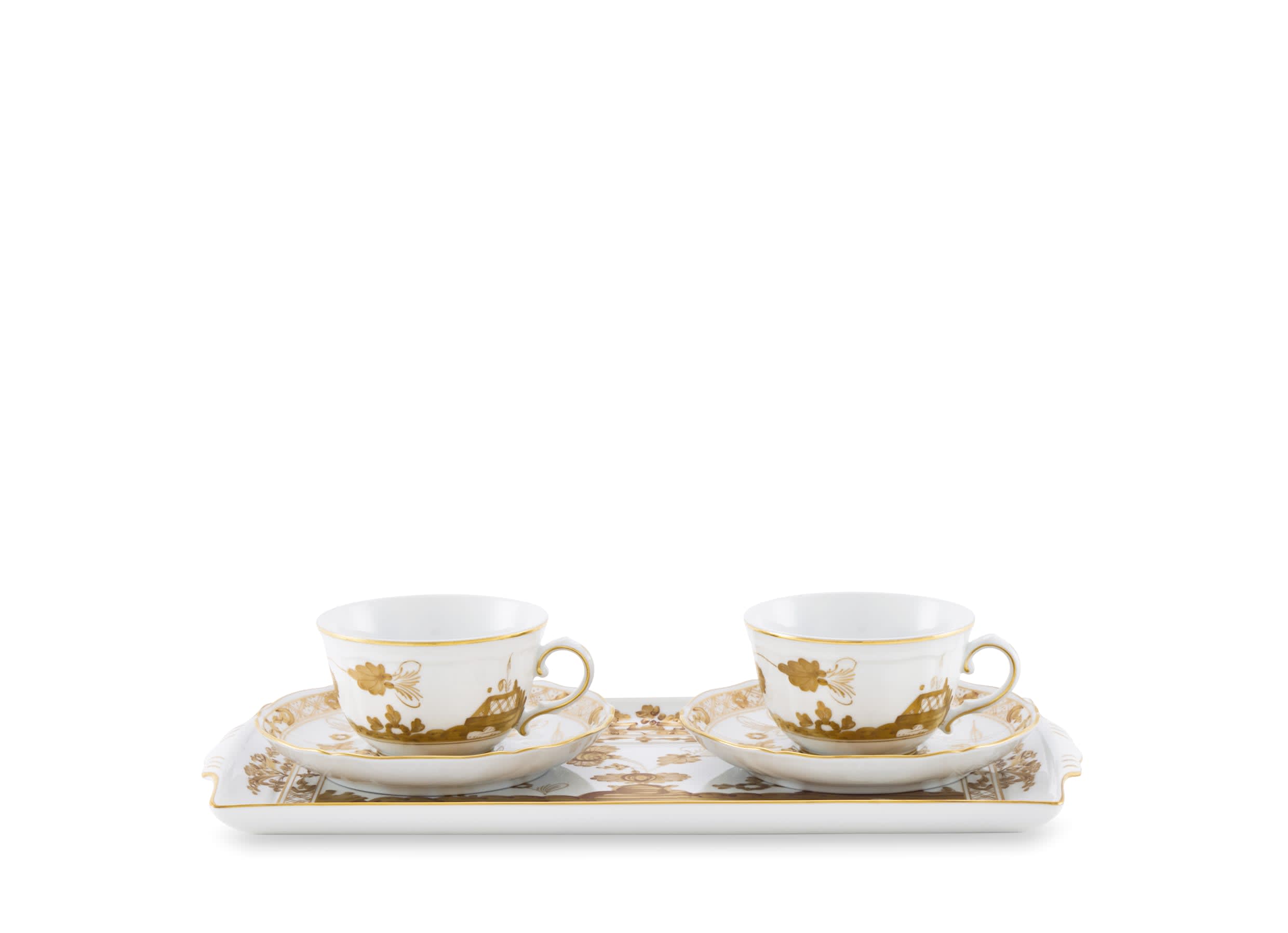 TEA SET FOR TWO WITH TRAY | GINORI 1735