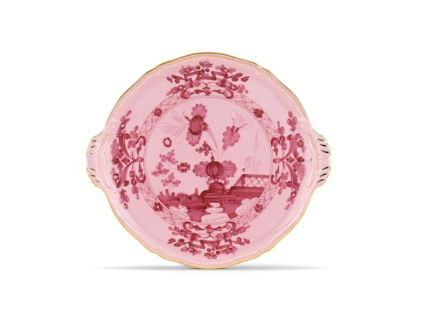 Purple Pink Cake Plate | Oriente Italiano | GINORI 1735