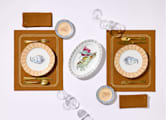 SERVIETTES DE TABLE EN LIN COGNAC Orlis-5