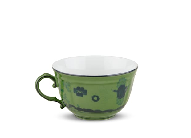 Ginori 1735 - Oriente Italiano Porcelain Teacup - Green Multi