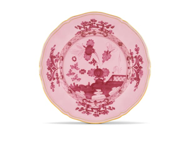 Mauve porcelain charger plate | GINORI 1735