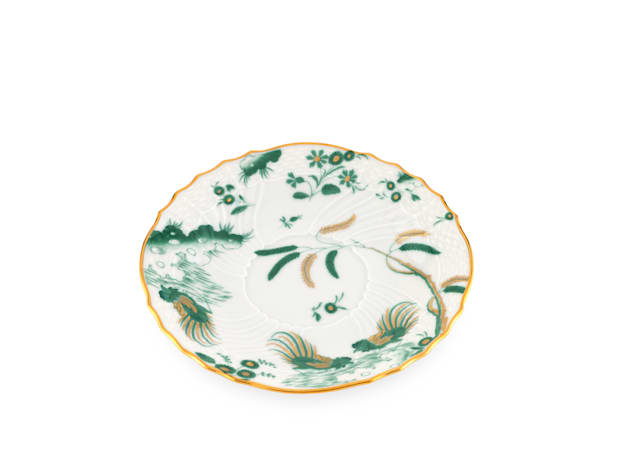 Jade green tea saucer | Oro Di Doccia | Ginori1735 | GINORI 1735
