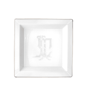 Corona Monogram large change tray platino - personalizable