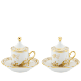 Red Coffee Set for Two Rubrum | GINORI 1735