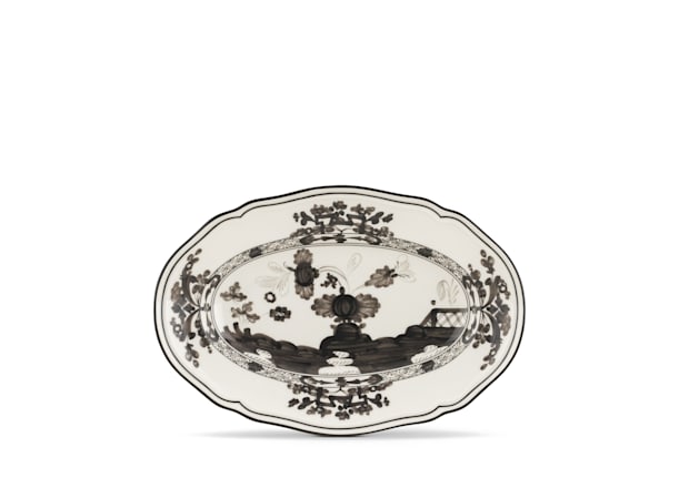 Albus-white porcelain pickle dish | GINORI 1735