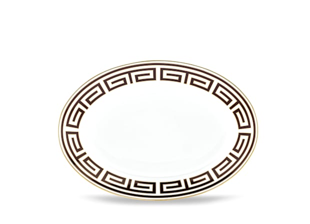 OVAL PLATTER EBANO Labirinto-1