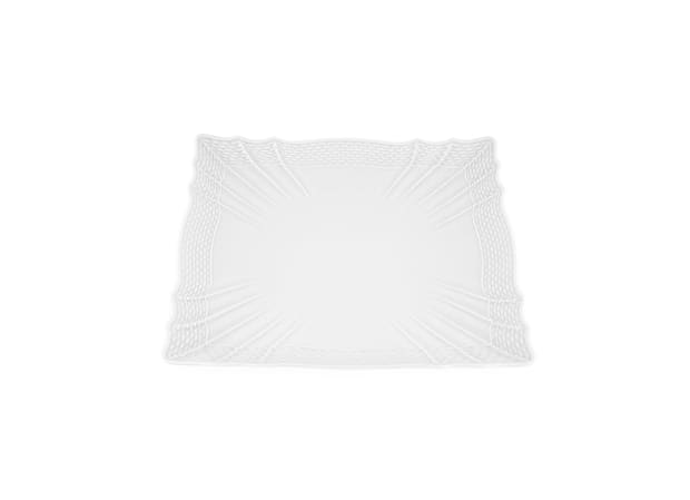Square White Flat Plate | Vecchio Ginori | GINORI 1735 Square White Flat Plate | Vecchio Ginori | GINORI 1735