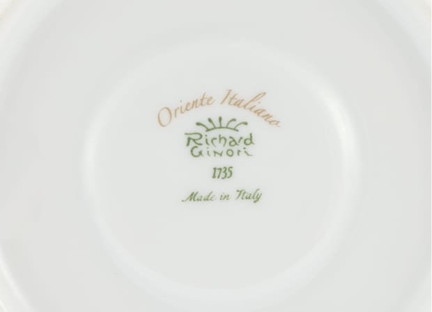 Coffee saucer beige Meringa | Oriente Italiano | GINORI 1735