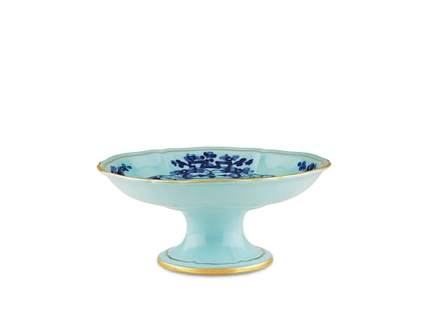 Iris-blue porcelain fruit holder | GINORI 1735