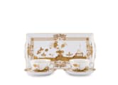 TEA SET FOR TWO WITH TRAY AURUM Oriente Italiano - Tesori-1