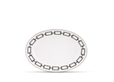GRAND PLAT DE SERVICE OVALE NERO Catene-1