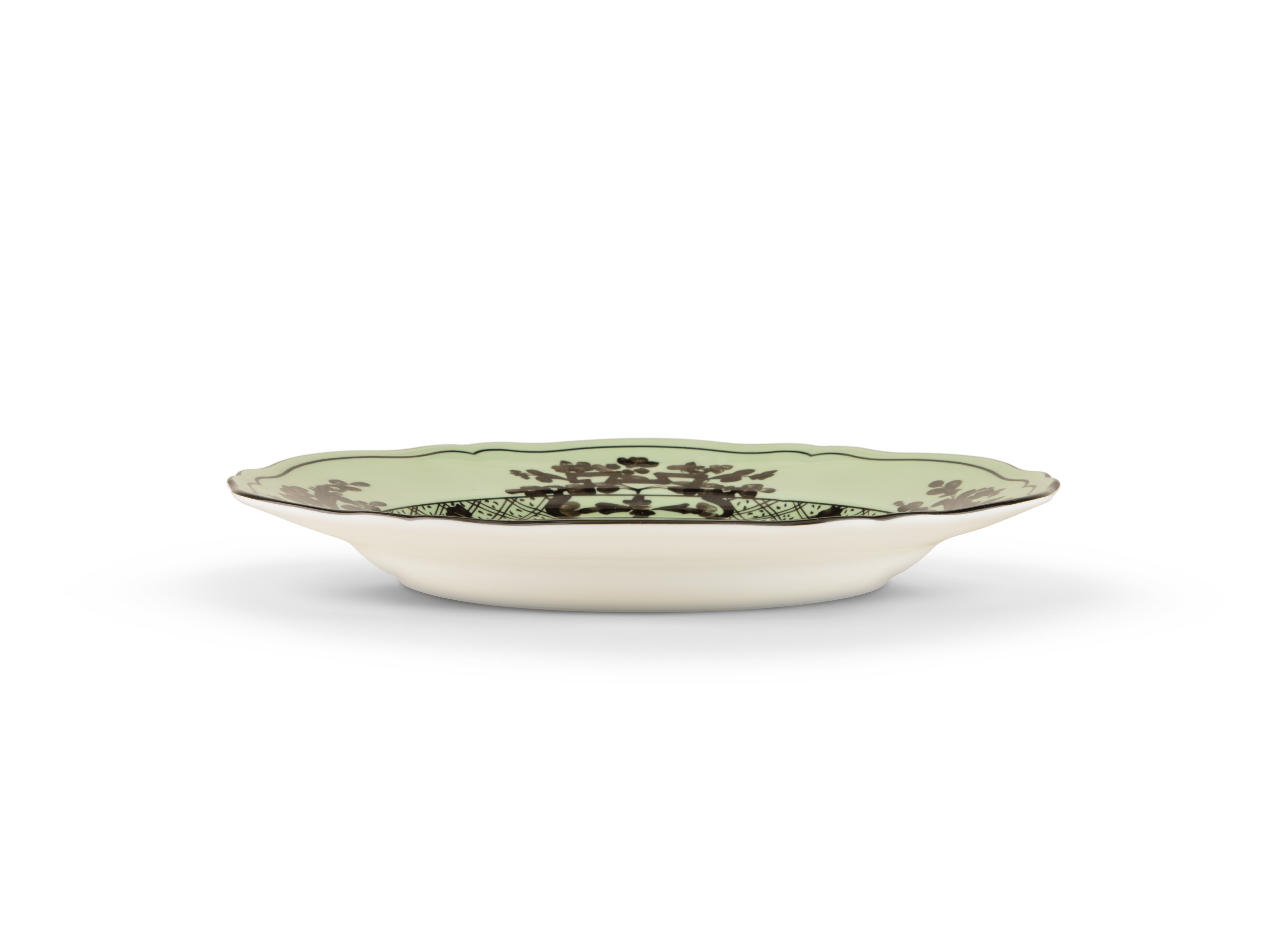 Barium-green porcelain flat plate | GINORI 1735