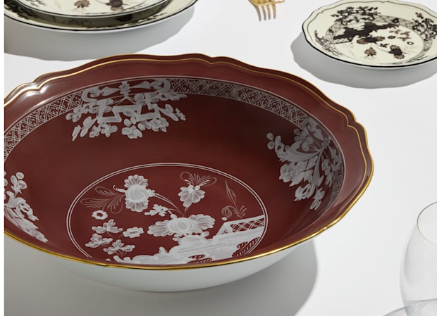 SERVING BOWL CASTAGNA Oriente Italiano-7
