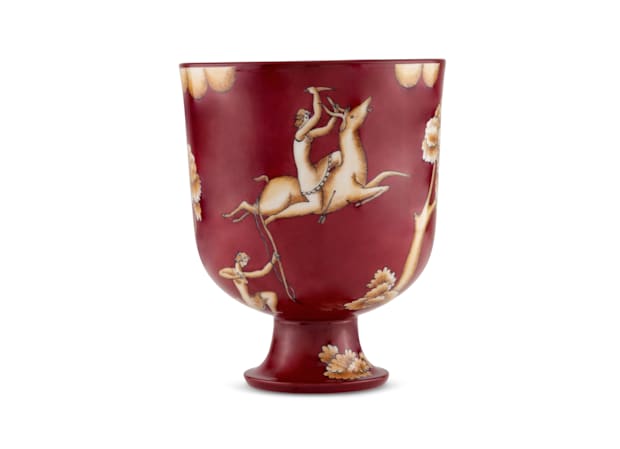 LA VENATORIA VASE TRIONFO DELLE AMAZZONI E UCCISIONE DEL DAINO - REDArte di Gio Ponti-2