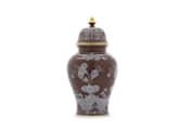 GRAND VASE POTICHE CASTAGNA Oriente Italiano-1