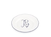 assiettes présentation blu cobalto - personnalisableCorona Monogram-2