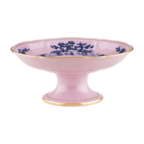 Iris-blue porcelain fruit holder | GINORI 1735