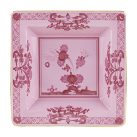 Blue square porcelain vide poche | GINORI 1735