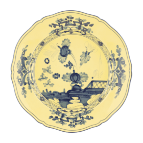 Iris-blue porcelain round platter | Ginori1735 | GINORI 1735