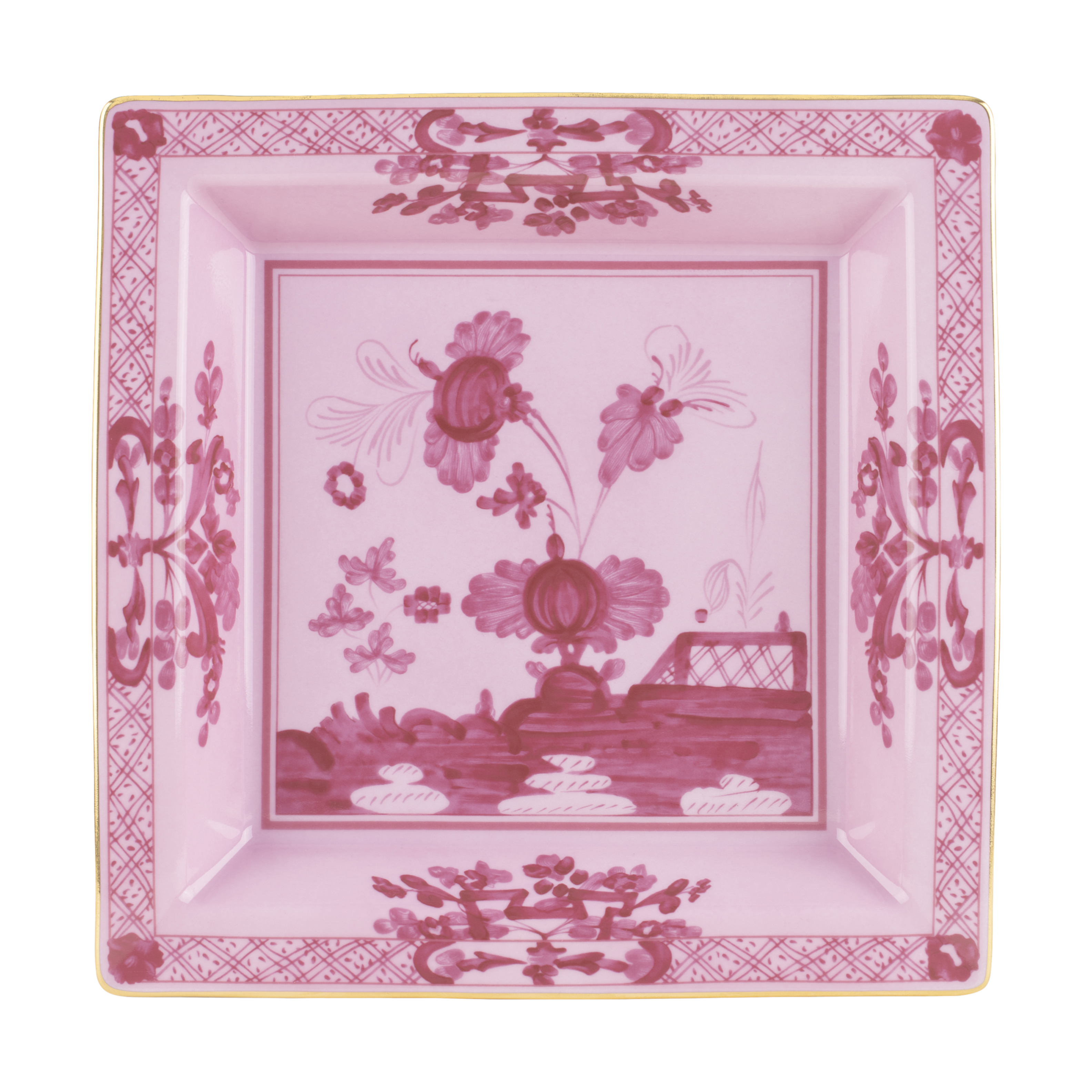 スクエアトレイ24.5cm ペルヴィンカ | GINORI 1735