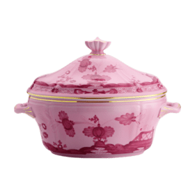 Malachite-green porcelain tureen | GINORI 1735