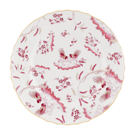 Jade green flat plate| Oro Di Doccia | Ginori1735 | GINORI 1735