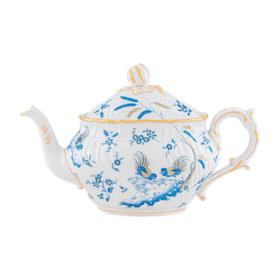 Large White Teapot| Vecchio Ginori | GINORI 1735