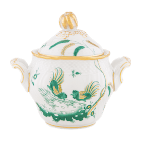 Turquoise Coffee Set Sugar Bowl| Oro Di Doccia | GINORI 1735