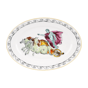 GINORI 1735 ジノリ　オーバルプラター 34CM イルカ and particularly Neptune | GINORI 1735